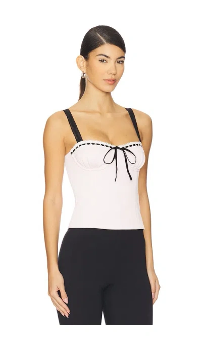 With Jean Ryder Top In White