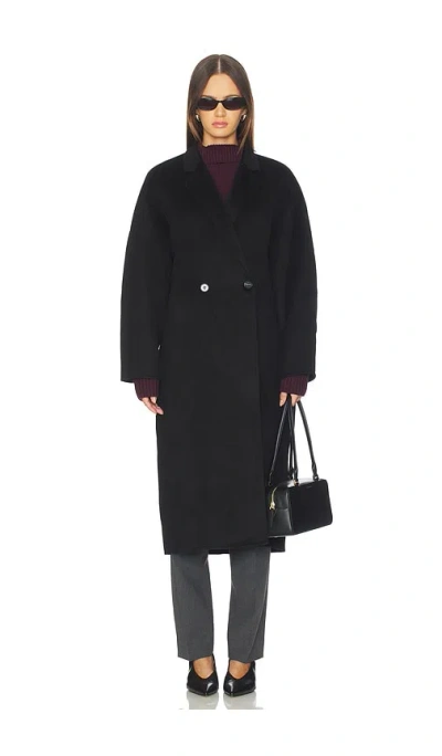 Rue Sophie Basile Coat In Black