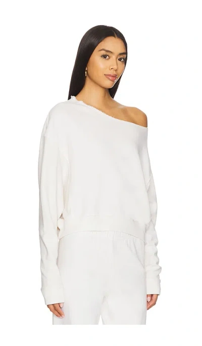 Lamade Maggie Off Shoulder Pullover In White