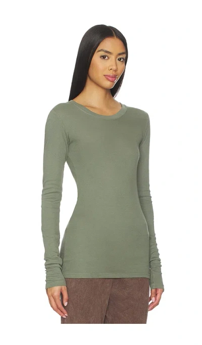 Lamade Long Sleeve Thermal Tee In Green