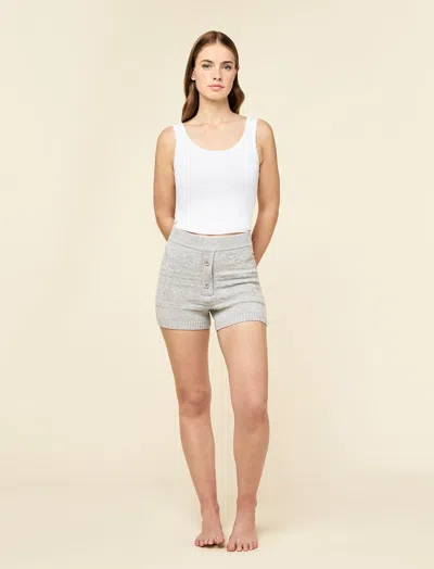 Papinelle Fair Isle Sleepshorts In Gray