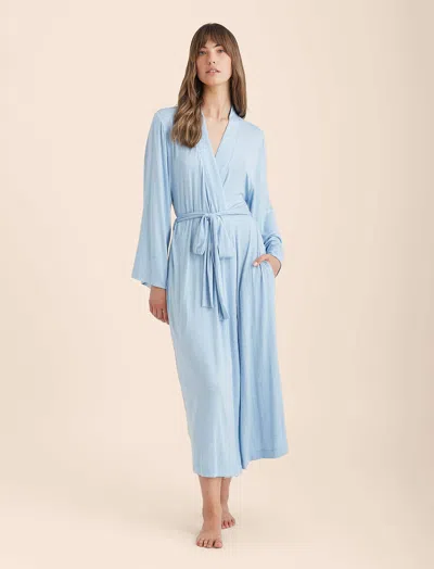 Papinelle Kate Stretch Modal Maxi Robe In Blue