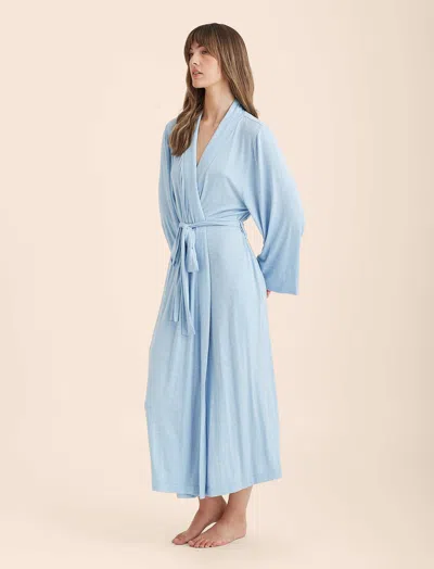 Papinelle Kate Stretch Modal Maxi Robe In Blue