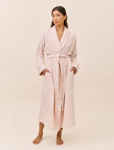Papinelle Long Plush Robe In Multi