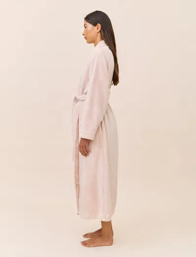 Papinelle Long Plush Robe In Multi