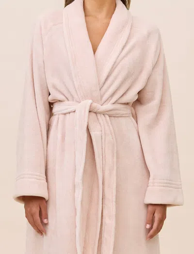 Papinelle Long Plush Robe In Multi