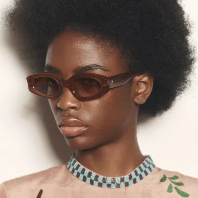 Le Specs Lunar In Brown
