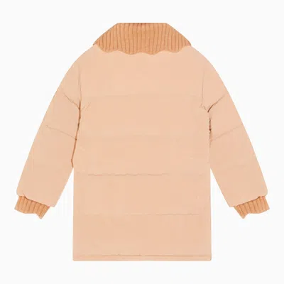 Chloé Light Beige Down Jacket In Neutral