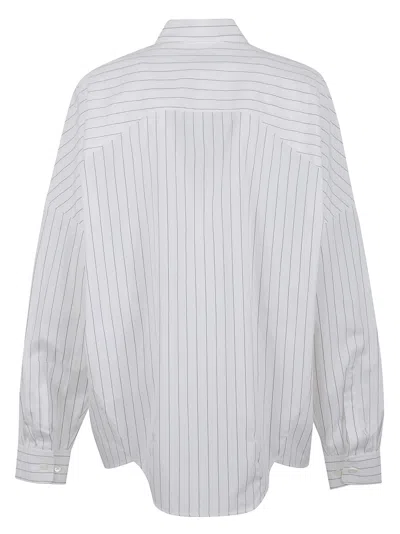 Dries Van Noten "casia 2022" Fines Striped Shirt In Multi