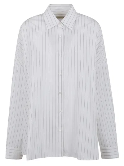 Dries Van Noten "casia 2022" Fines Striped Shirt In Multi