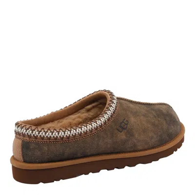 Ugg Tasman Baxter Slippers With Braided Details In Brown