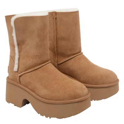 Ugg Classic Esmee Twinface Shearling Boots In Brown