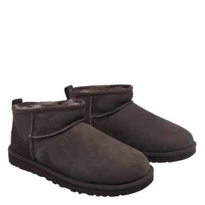 Ugg Stivaletto M Classic Ultra Mini Dusted Cocoa In Brown