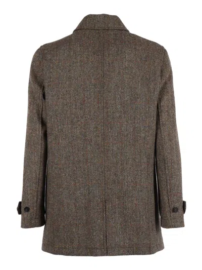 Camplin Single-breasted Coat In Brown
