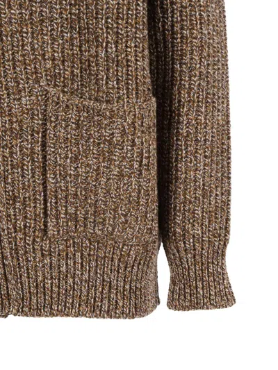 Phi Fdl Cardigan In Brown