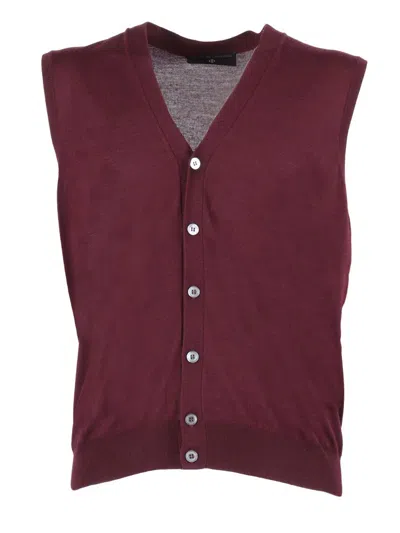 Phi Fdl Vest In Burgundy