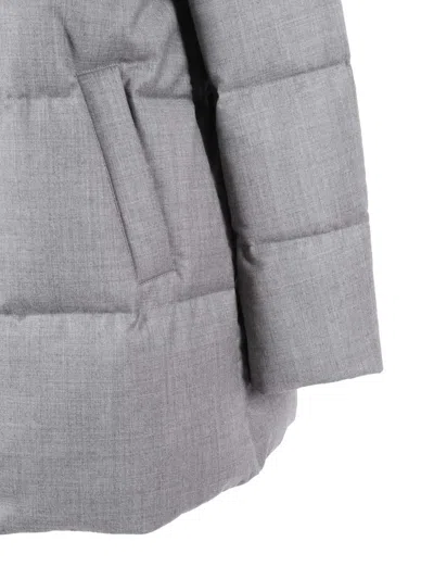 Duno Padded Coat In Gray
