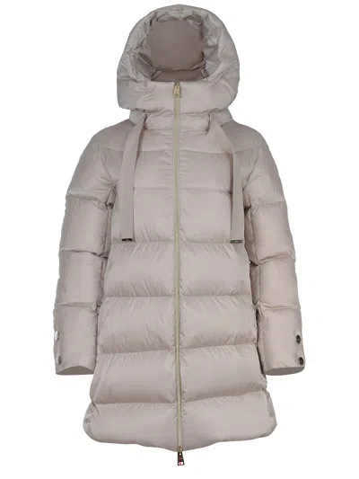 Herno Down Jacket In Neutral