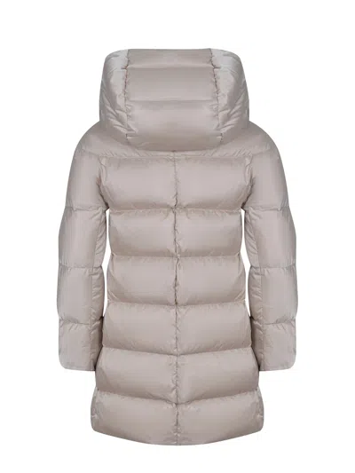 Herno Down Jacket In Neutral