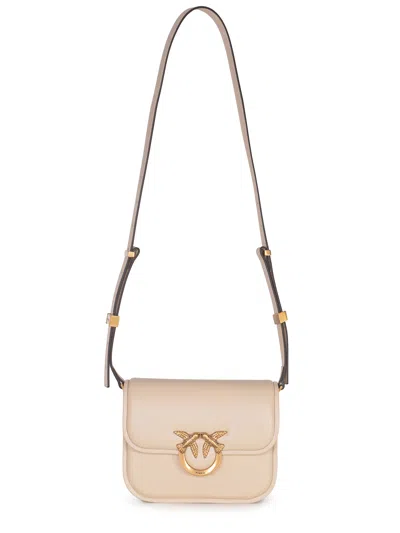 Pinko "love Box" Bag In Neutral