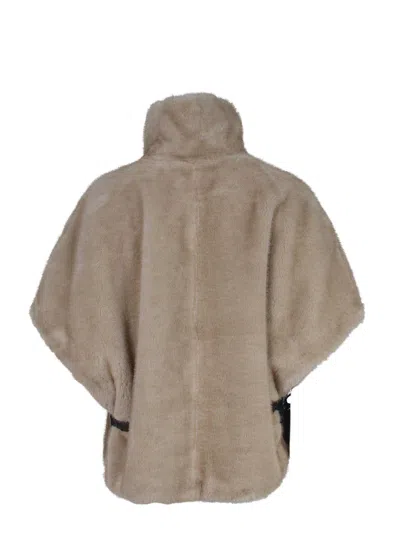 Pinko Beige Bedside Table Hood In Brown