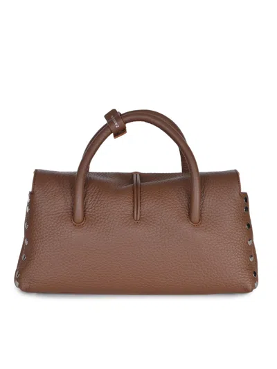 Zanellato Small Dotta Handbag In Brown