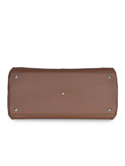 Zanellato Small Dotta Handbag In Brown