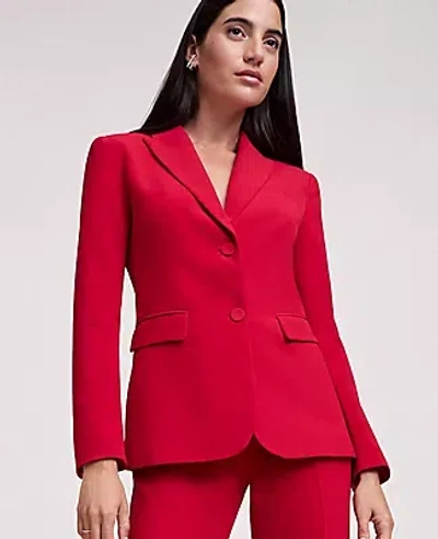 Ann Taylor The Petite Two-button Blazer In Red