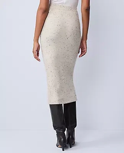 Ann Taylor Petite Weekend Collection Sweater Pencil Skirt In Gray