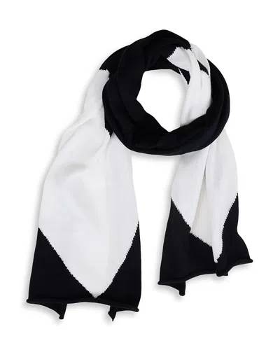 Kerri Rosenthal Imperfect Heart Scarf In Black