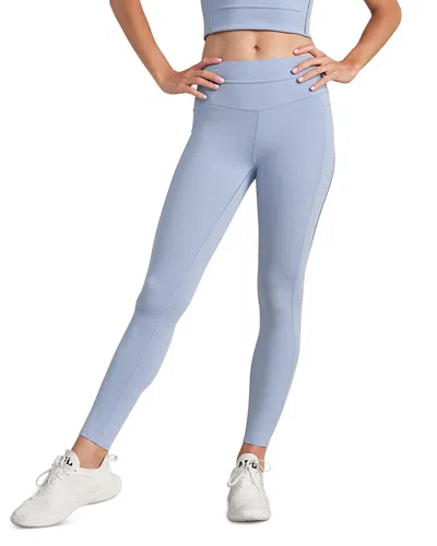Rhone Heather Revive 7/8 Pocket Leggings In Blue