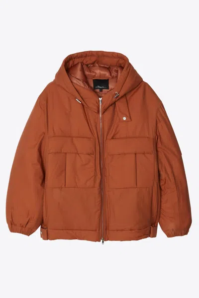 3.1 Phillip Lim Short Duvet Jacket In Brown