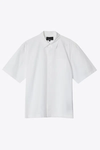 3.1 Phillip Lim Short Sleeve Boxcut Buttondown In White
