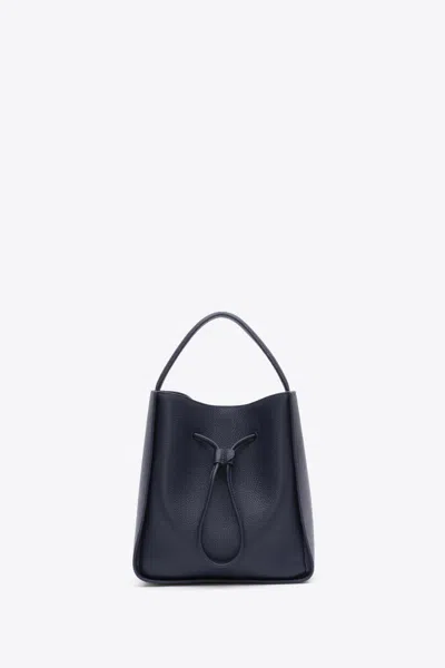 3.1 Phillip Lim Soleil Small Pebbled-leather Bucket Bag In Black