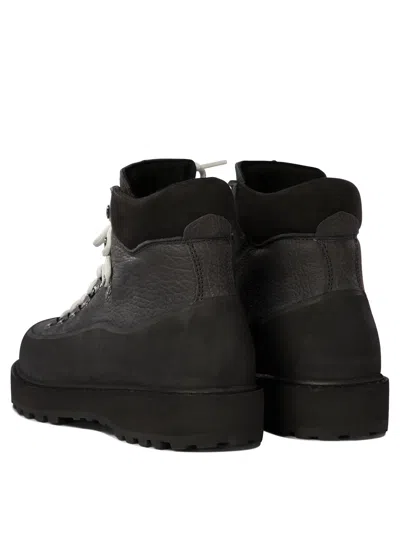 Diemme Roccia Vet Gomma Leather Boots In Black
