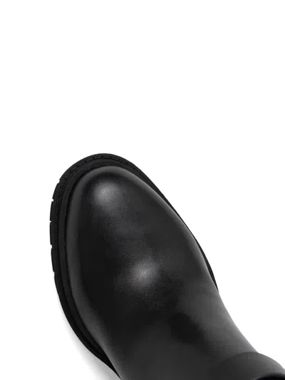 Liu •jo 100mm Leather Boots In Black