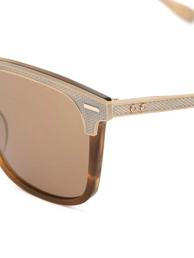 Shop Dita Eyewear 'oak' Sunglasses In Neutrals