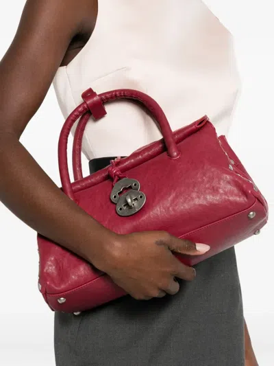 Zanellato Small Dotta Tote Bag In Red