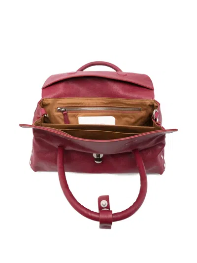 Zanellato Small Dotta Tote Bag In Red