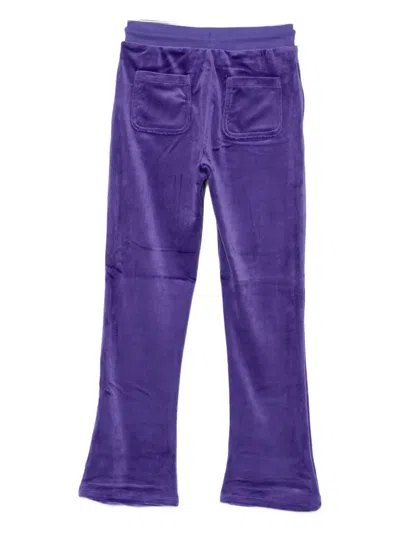 Juicy Couture Logo-motif Trousers In Purple