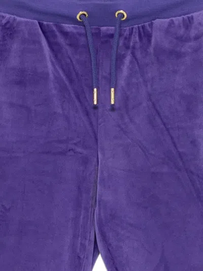 Juicy Couture Logo-motif Trousers In Purple