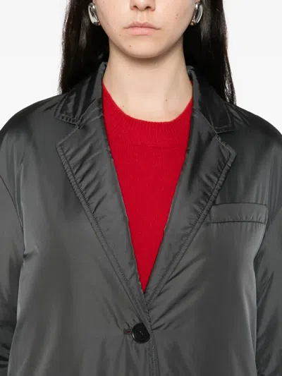 Aspesi Button Pocket Coat In Gray