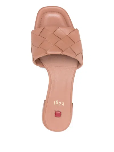 Hogl Felina Interwoven Sandals In Pink