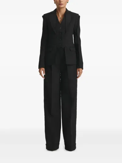 HILDA 磨损边西装夹克