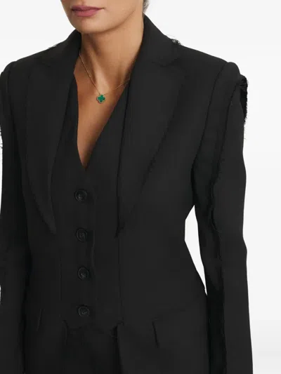 HILDA 磨损边西装夹克