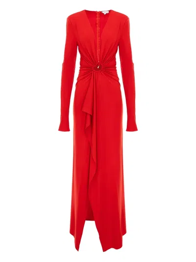 KATHERINA 圈环细节超长连衣裙