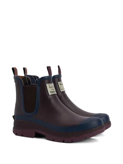 Barbour Viola Lug-sole Boots In Brown