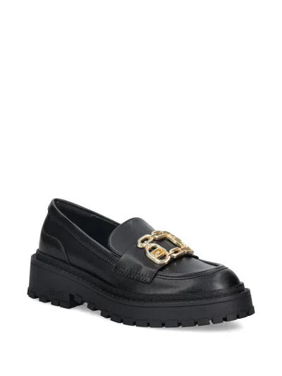 Liu •jo Chain-detailed Loafer In Black
