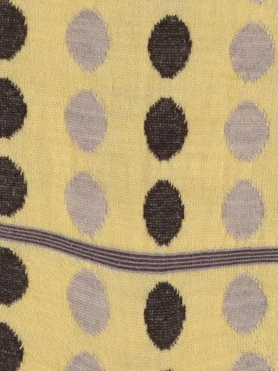 Antipast Polka-dot Pattern Socks In Yellow