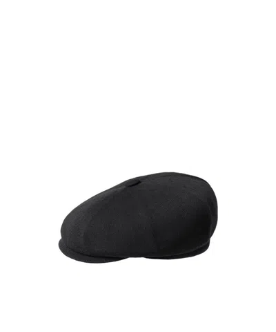 Kangol Knitted Beret In Black